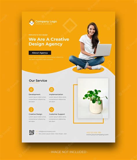 Premium Vector Creative Business Flyer Design