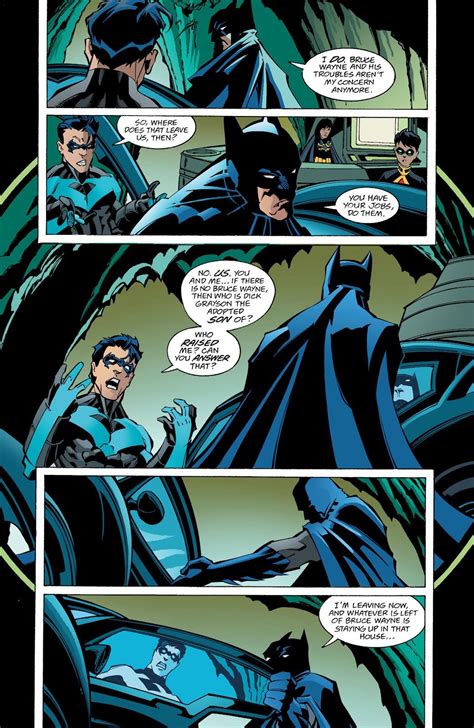 Comic Excerpt Dick Calling Bruce Out Is Always Great Batman Bruce Wayne Fugitivebatman