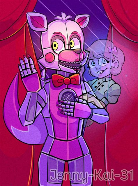 Funtime Foxy By Jenny Kai On Deviantart Fnaf Drawings Anime Fnaf The