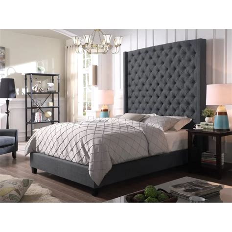 The tiffany storage platform bed has 5 years of revisions and 5 years of production making. Antonio Wingback Tufted High Headboard Upholstered ...