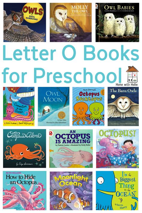 Letter O Books For Preschool Home With Hollie