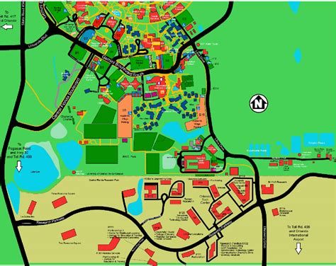 Ucf Campus Map Printable