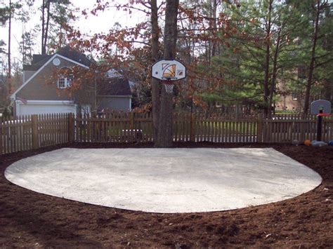 There you have it, your basketball court in your backyard. pictures of outside basketball courts | Tiered Backyard | PlanTenders | Basketball court ...