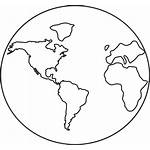 Globe Earth Draw Ball Printable Stencils Outline