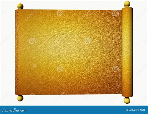 Gold Scroll Stock Image Image 938921