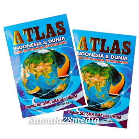Jual Buku Atlas Indonesi Dan Dunia Buku Peta Indonesia Indonesia
