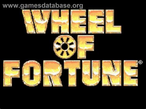 Wheel Of Fortune Nintendo Snes Artwork Title Screen