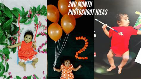 2nd Month Baby Photoshoot Ideas At Home Vanshikas 2nd Month