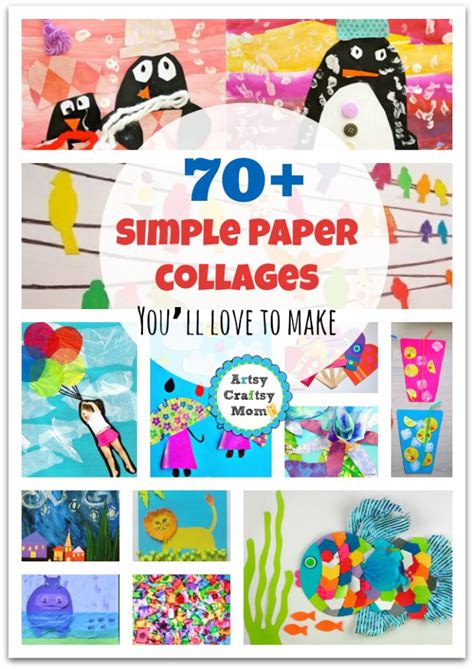 70 Paper Collage Art Ideas That Kids Will Love Artsycraftsymom