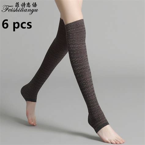 6 Pcs Fashion Socks Thigh High Over The Knee Sock Long Cotton Sex