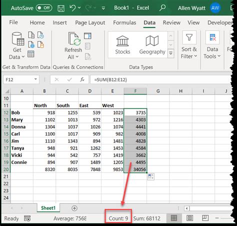 Counting Cells Containing A Formula Microsoft Excel