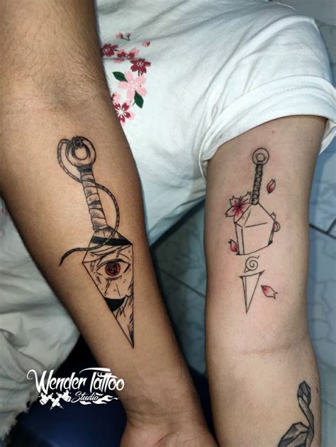 Tatuagem Casal Naruto In 2021 Naruto Tattoo Matching Couple Tattoos