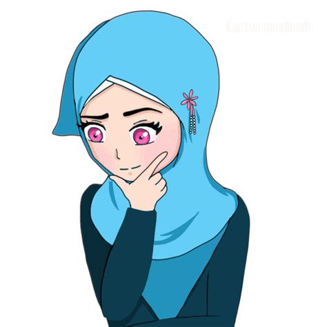 Kartun Muslimah Keren 56 Koleksi Gambar
