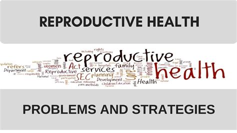Reproductive Health Problems And Strategies Youtube