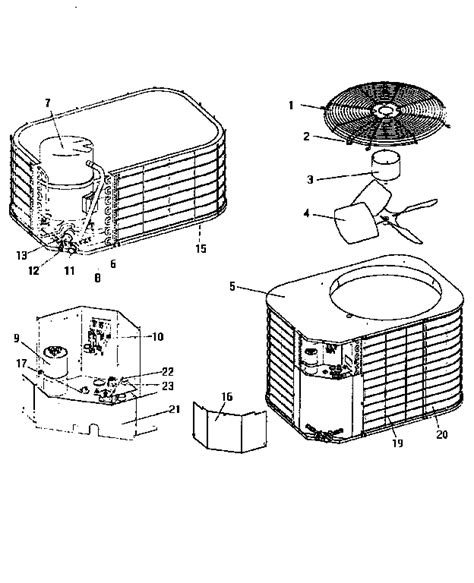 Air Conditioner Condenser Parts Diagram Carrier 24aba430a0030010