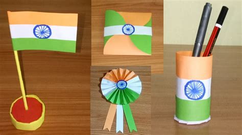 diy 4 easy republic day craft republic day craft ideas easy republic day craft dear bharti