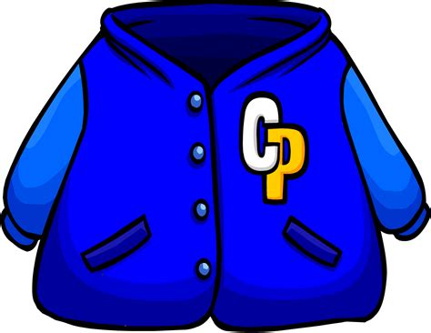 Blue Letterman Jacket | Club Penguin Wiki | FANDOM powered by Wikia png image