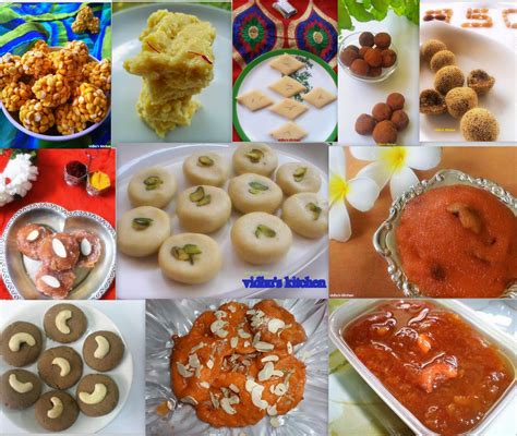 Vidhus Kitchen Collection Of Diwali Deepavali Sweets Recipes From