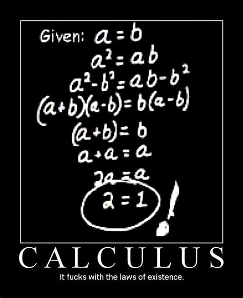 Calculus Math Quotes Math Humor Math Jokes