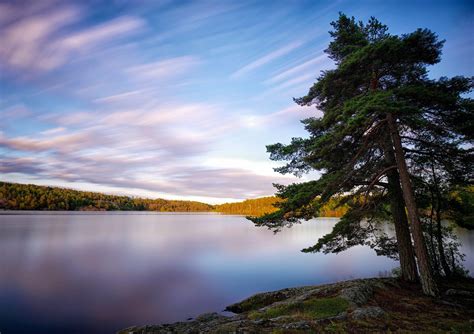 Wallpaper Trees Landscape Hill Lake Water Nature Reflection