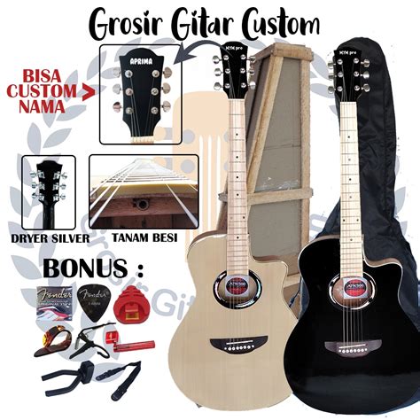 Jual Gitar Akustik Elektrik Apx 7545r Custom Bergaransi Packing Kayu