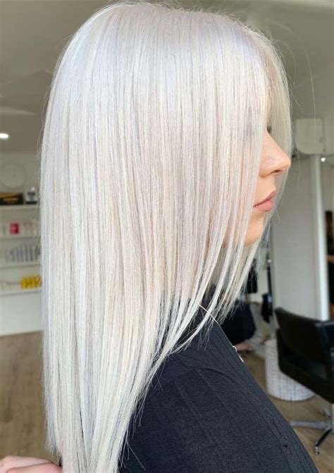 Popular Platinum Ice Blonde Hair Color Ideas For 2019 Absurd Styles