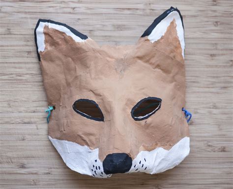 Diy Paper Mache Animal Masks Paper Mache Animals Paper Mache