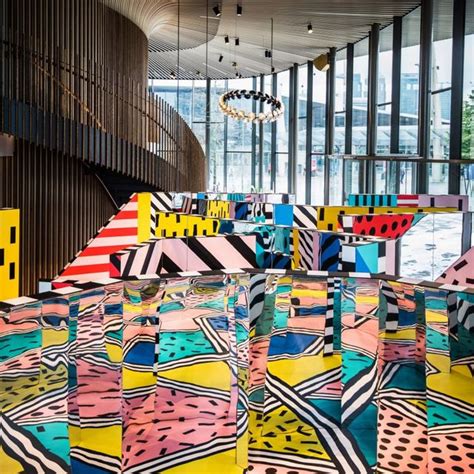 Camille Walala Creates Colourful Labyrinth Inside Londons Now Gallery