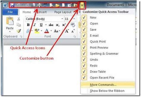 Where Is The Quick Access Toolbar Slide Reverse