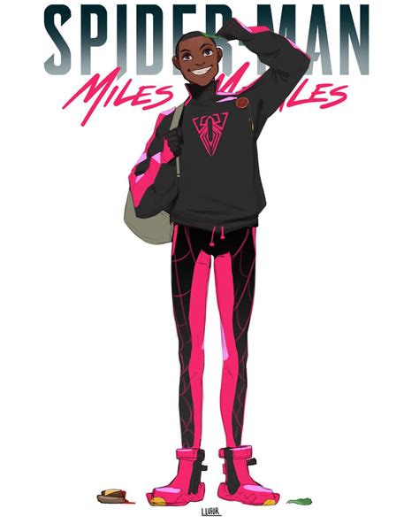 Miles Morales Fan Art Based On The Redesign For The 10th Anniversary