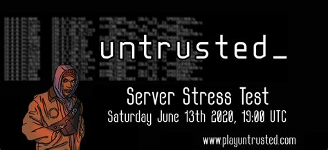 Server Stress Test On June 13th News Untrusted Web Of Cybercrime