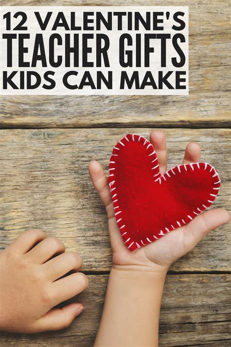 All the projects included here also include a nice picture of the craft and the site name that takes you directly to the tutorial. 9 adorable DIY Valentine's Day teacher gifts kids can make