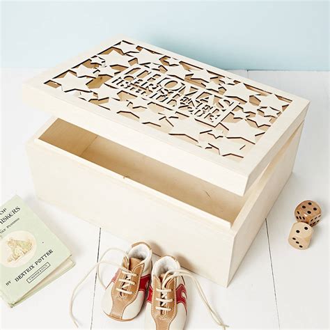 Personalised Star Baby Keepsake Box By Sophia Victoria Joy