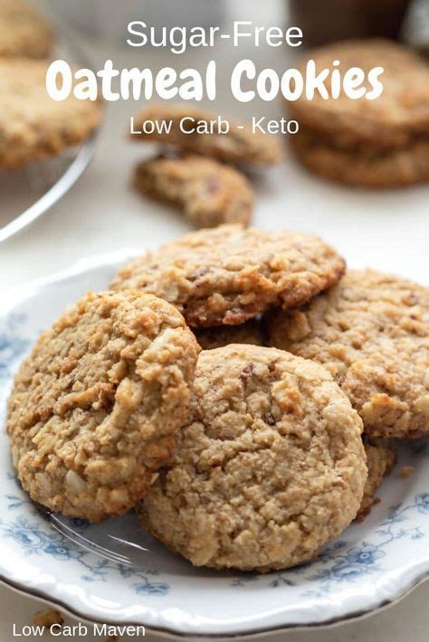 Using an electric mixer, cream the margarine and both sugars until light and fluffy. These sugar-free oatmeal cookies are perfect for your low ...
