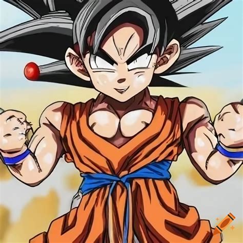 Dragon Ball Kid Goku Super Saiyan God