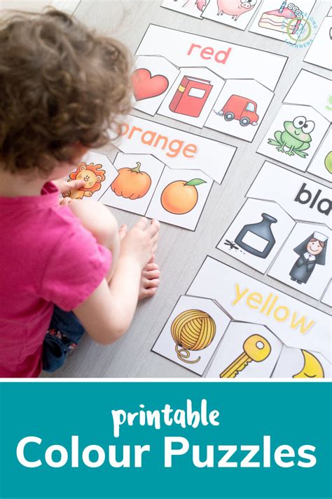 Colour Puzzles For Toddlers And Preschoolers Little Lifelong Learners
