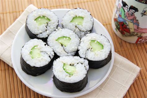 How To Make Cucumber Maki 7 Steps With Pictures Wikihow Recipe