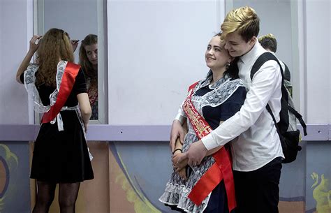 Russian Schoolchildren Mark Graduation With Last Bell Celebrations