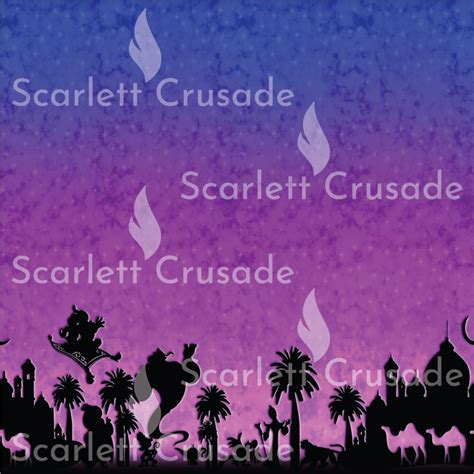 Arabian Nights Border — Scarlett Crusade