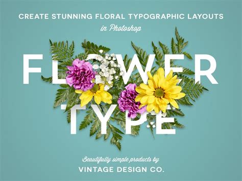 19 Inspiring Floral Typography Designs In 2020 Floral Typography