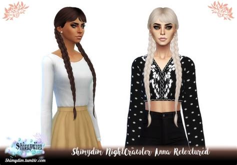 Nightcrawler Anna Hair Retexture At Shimydim Sims Sims 4 Updates