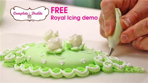 Cake Decorating Free Royal Icing Demo Piping Techniques And Ideas
