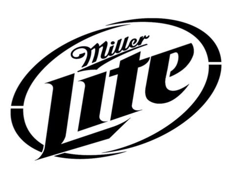 Miller Lite Logo Stencil Custom Stencils Made To Order Sydneycrst