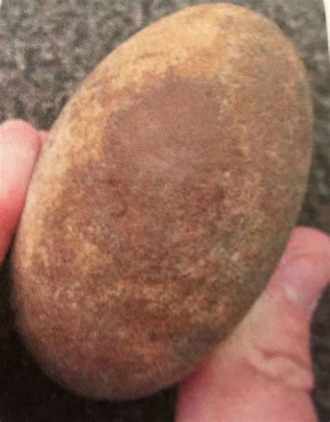 A Bolo Or Egg Stone Stone Age Tools Native American Artifacts Rock