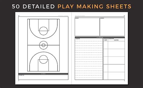 Basketball Play Designer Playmaker Book For Youth And Teen Sports