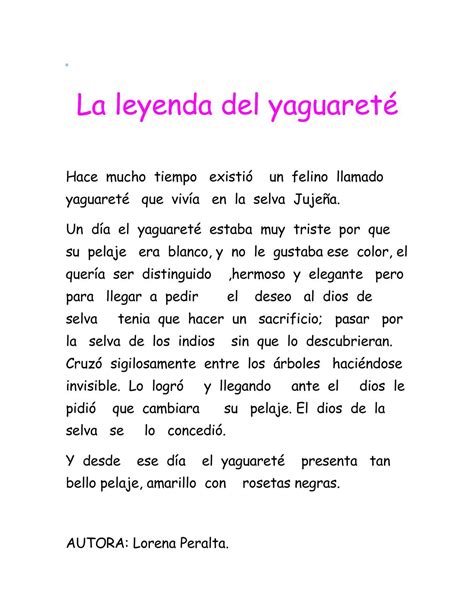 Calaméo La Leyenda Del Yaguareté 3