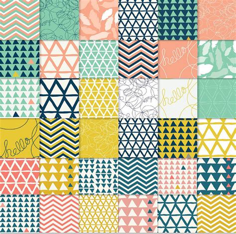 168 Hand Drawn Geometric Patterns To Transform Your Work With