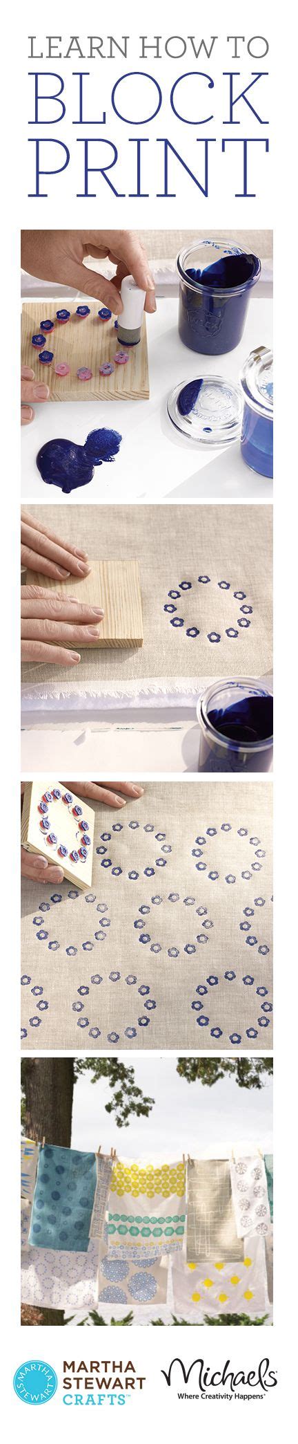 Block Printing How To Tips And Tricks Martha Stewart Crafts