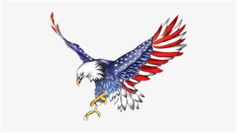 American Flag Eagle Cool American Flag Designs Free Transparent Png