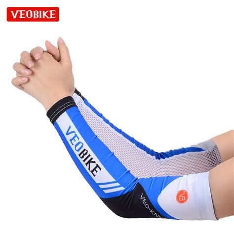 Veobike Cycling Arm Sleeve Anti Uv Breathable Lycra Elastic Cycling Armwarmers Bike Bicycle Arm